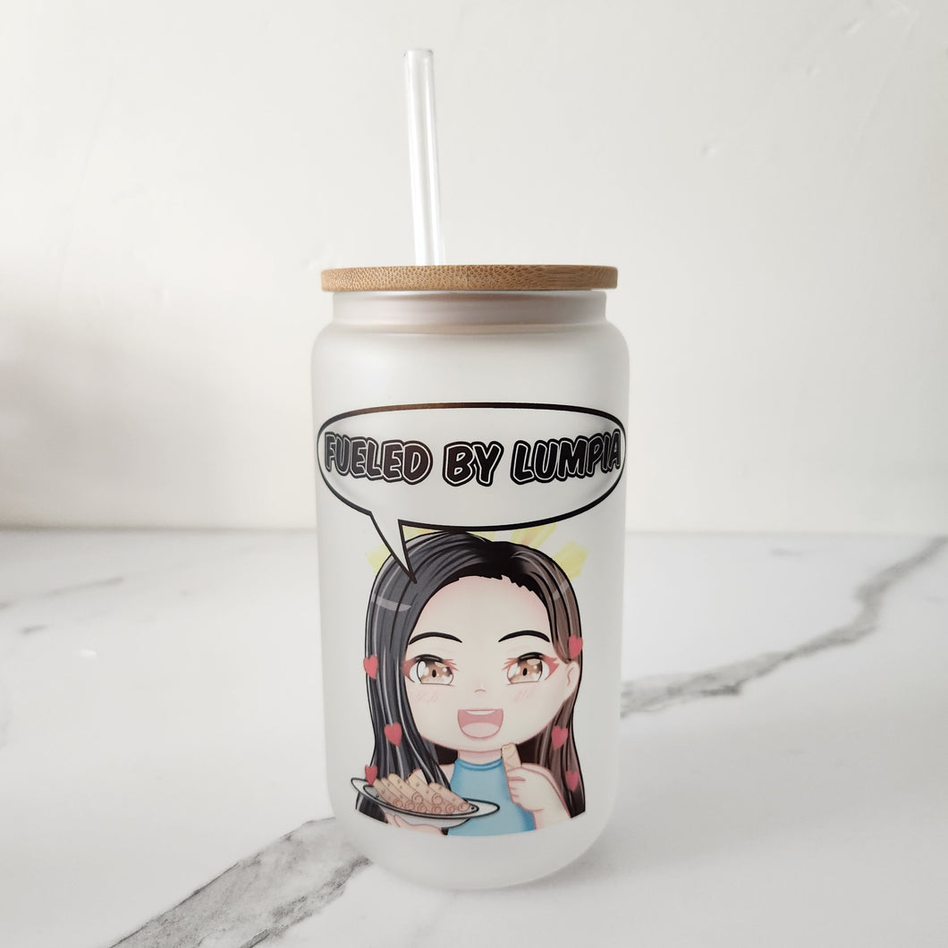 LIT LUMPIA GLASS TUMBLER