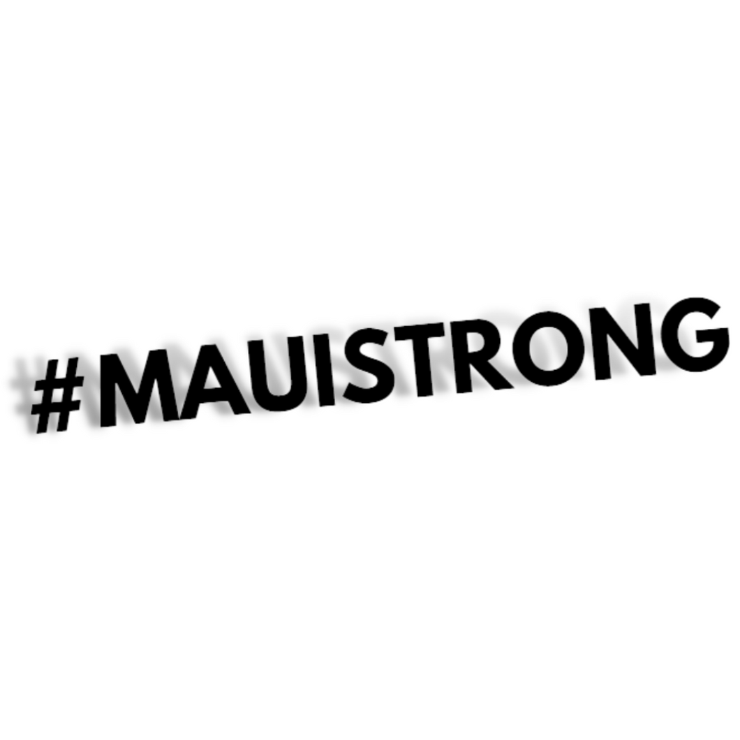 MAUI SUPPORT DECAL #1