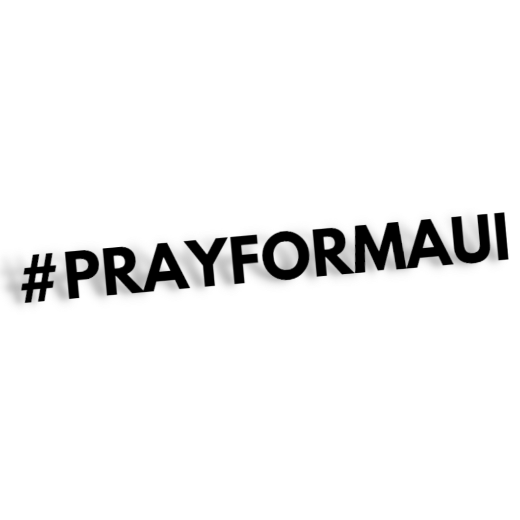 MAUI SUPPORT DECAL #2