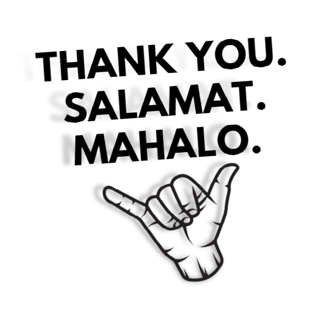 SHAKA DECAL – Hella Kulit
