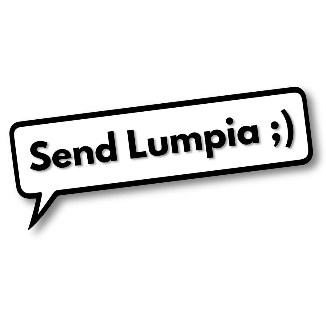 SEND LUMPIA BUBBLE DECAL
