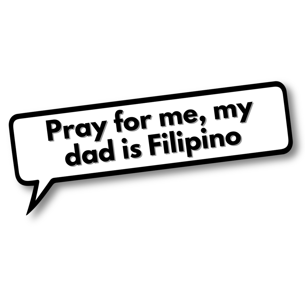 FILIPINO DAD BUBBLE DECAL