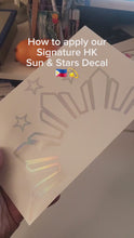 Load and play video in Gallery viewer, HK SUN &amp; STARS DECAL
