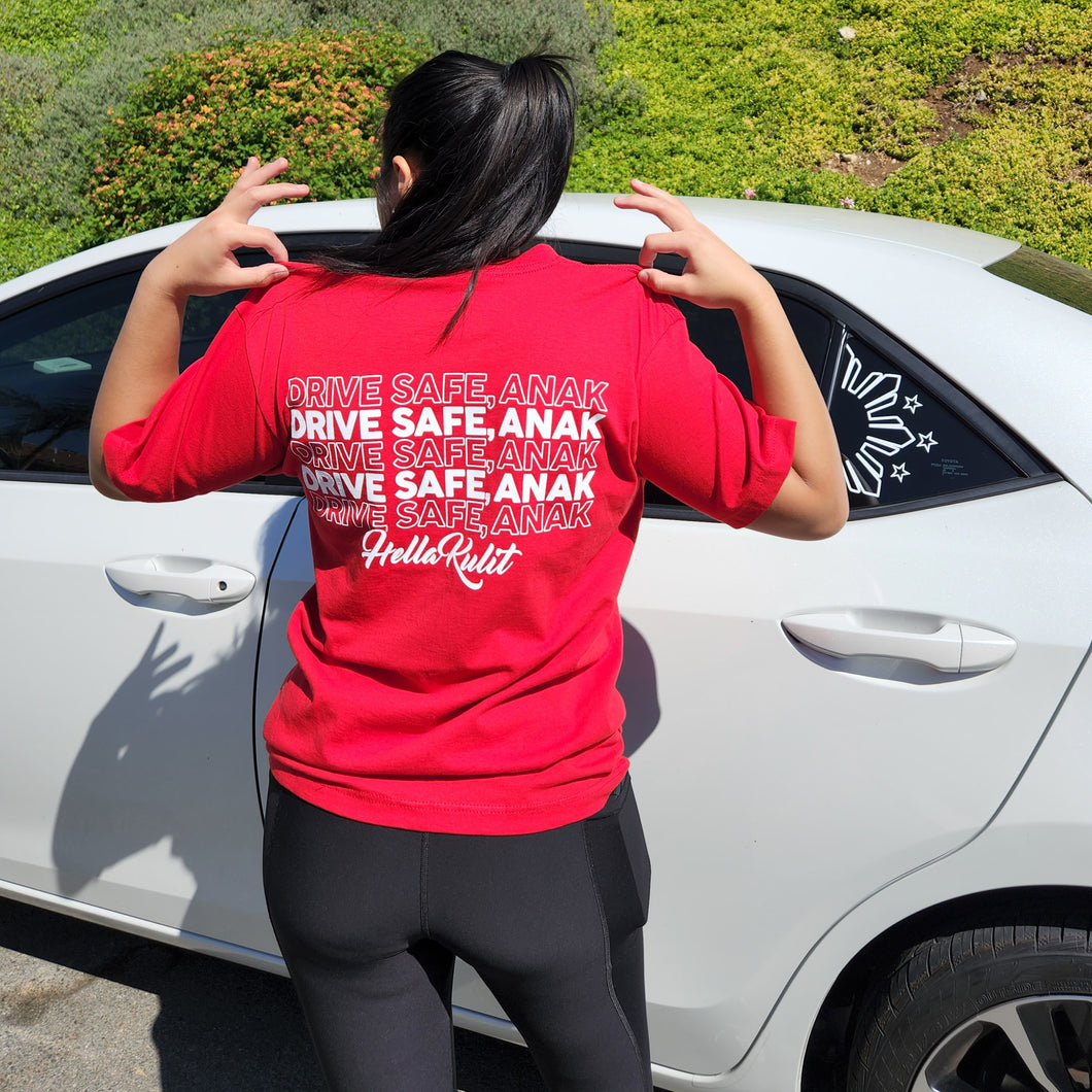 DRIVE SAFE ANAK TEE (RED) *RETIRING*