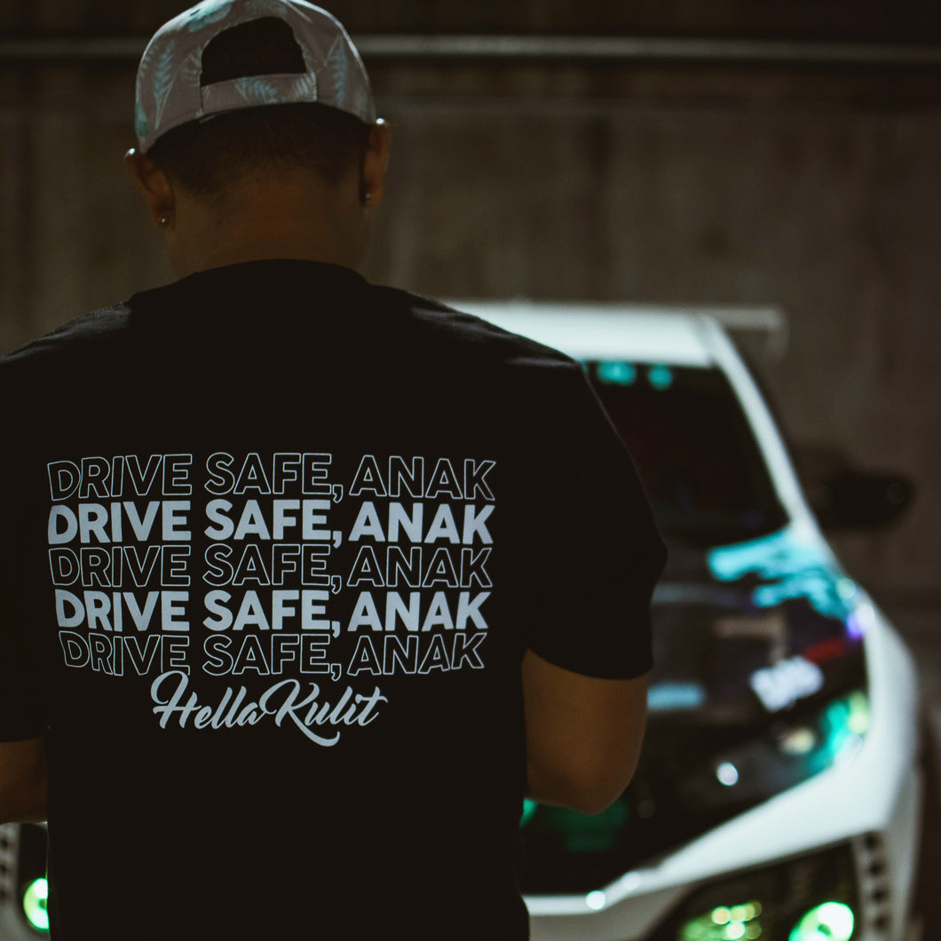 DRIVE SAFE ANAK TEE (BLACK)