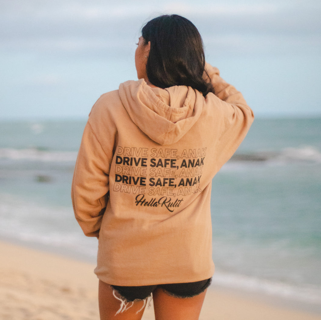 DRIVE SAFE ANAK HOODIE (SANDSTONE - ONLY 3XL LEFT)